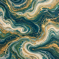 Golden Tide — Original Fluid Abstract